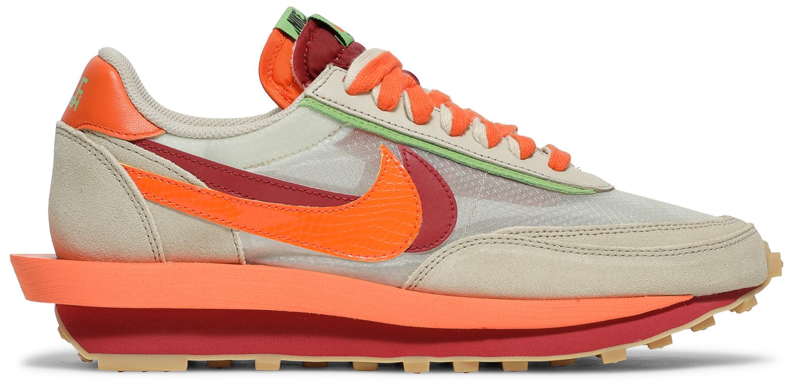 ld waffle x sacai x clot grey