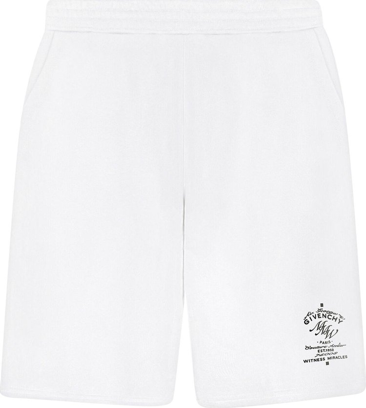 Givenchy MMW Printed Slim Fit Jogger Pants 'White'