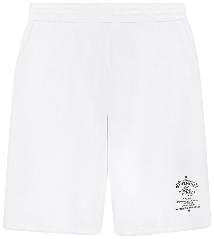 Givenchy MMW Printed Slim Fit Jogger Pants White