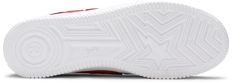 Bapesta Low M1 Color Camo Combo   Red