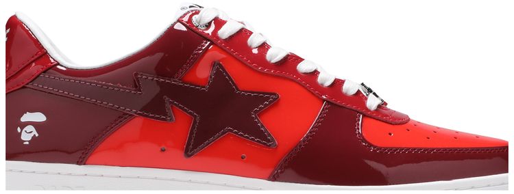 Bapesta Low M1 Color Camo Combo   Red