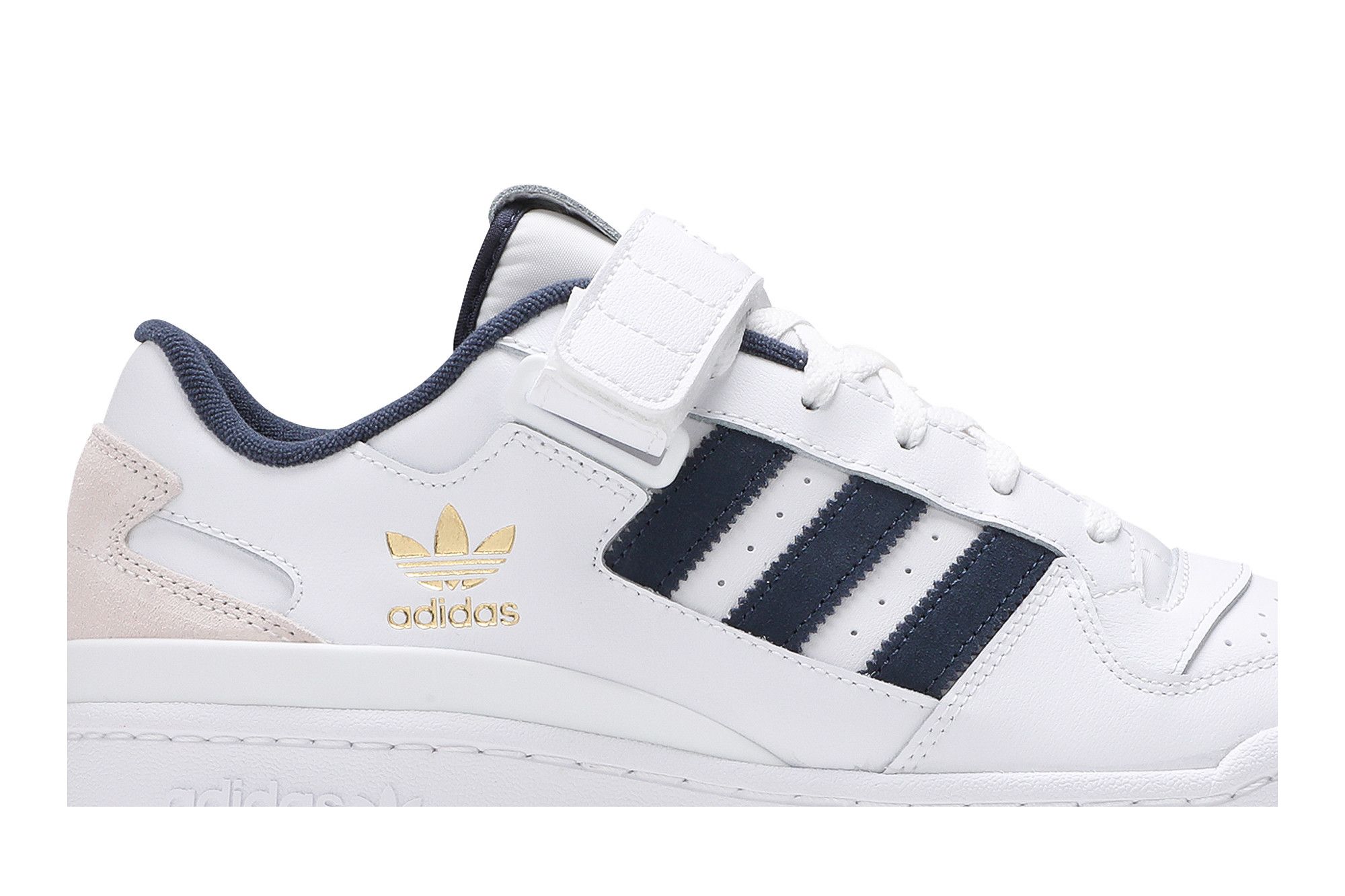 Size 4.0 Forum Low 'White Crew Navy'