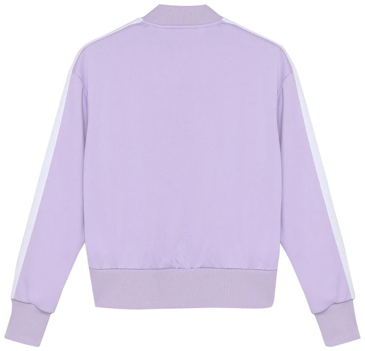 Palm Angels Bomber Track Jacket LilacWhite