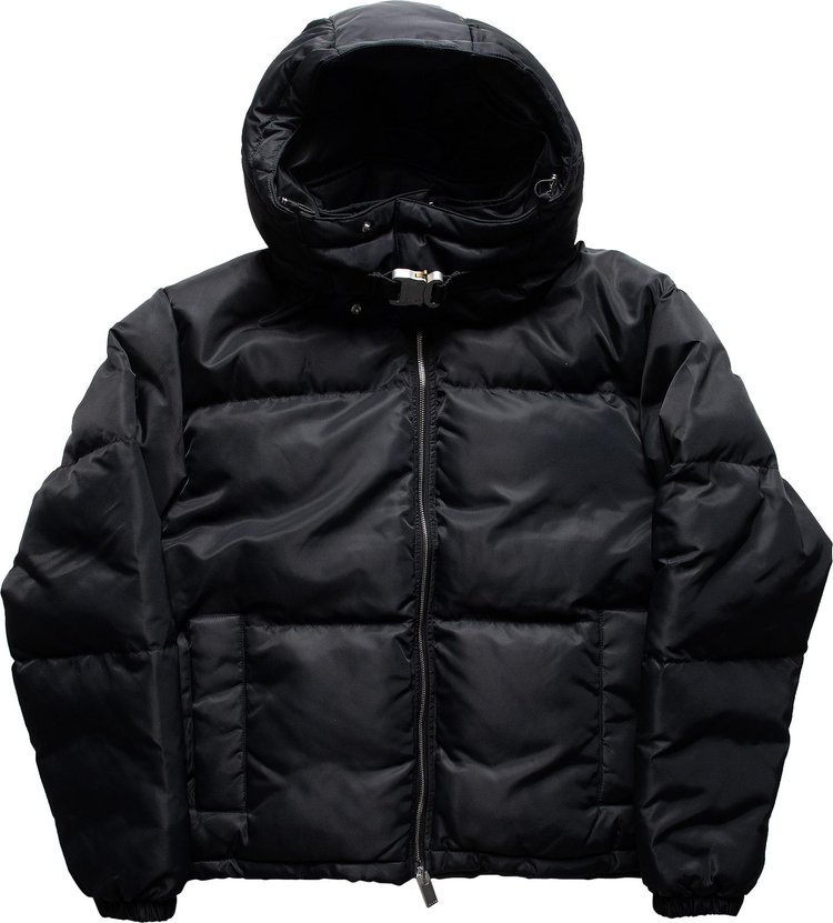1017 ALYX 9SM Hooded Puffer Jacket With Buckle 'Black'