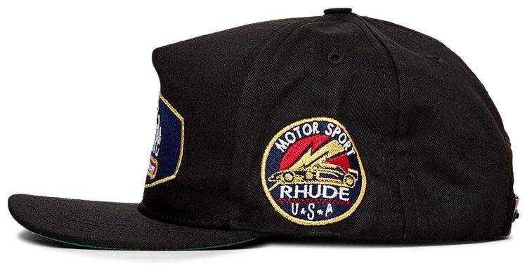 Rhude Racing Crest Hat Black