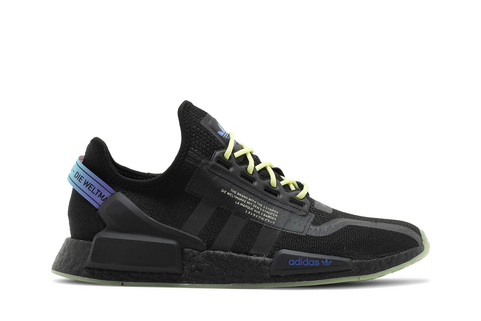 tenis adidas nmd r1 v2 black sonic inktenis adidas nmd r1 v2 black