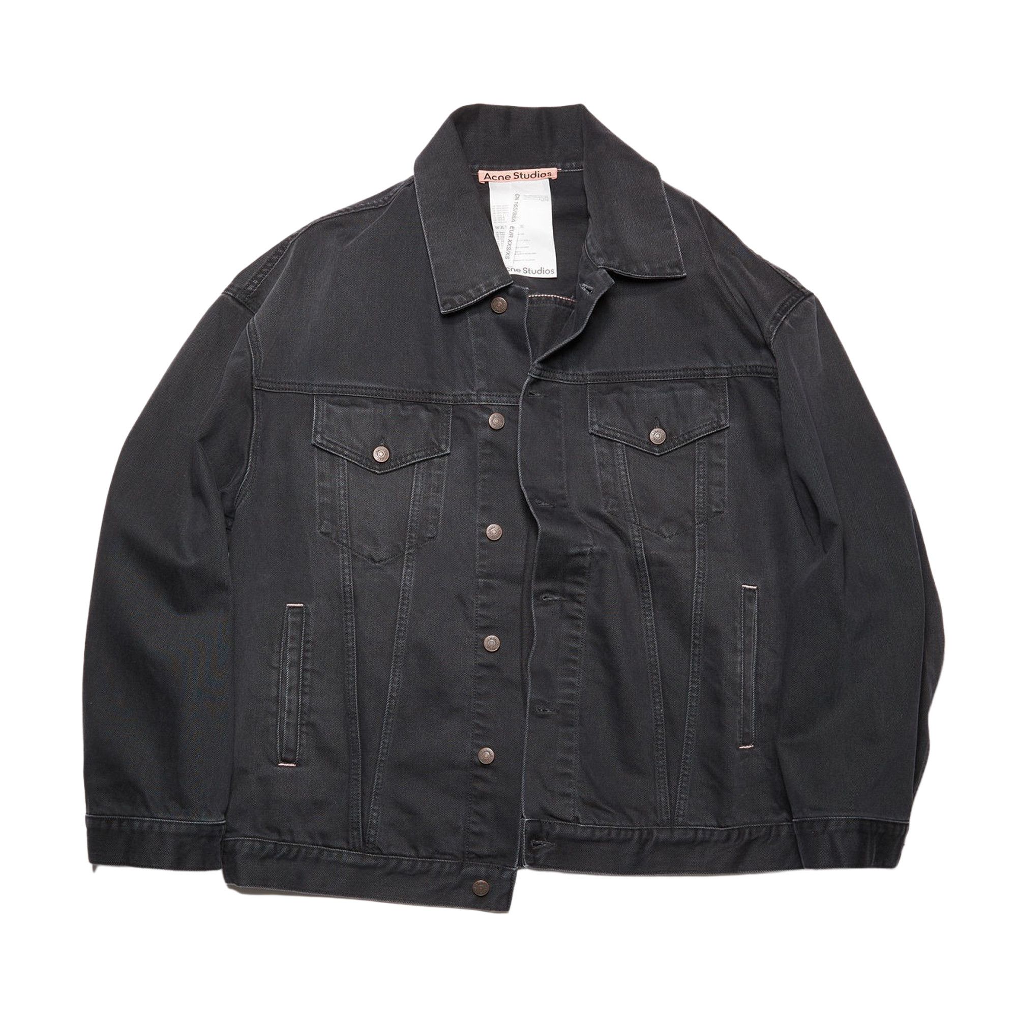 Buy Acne Studios Oversized-Fit Denim Jacket  'Washed Black