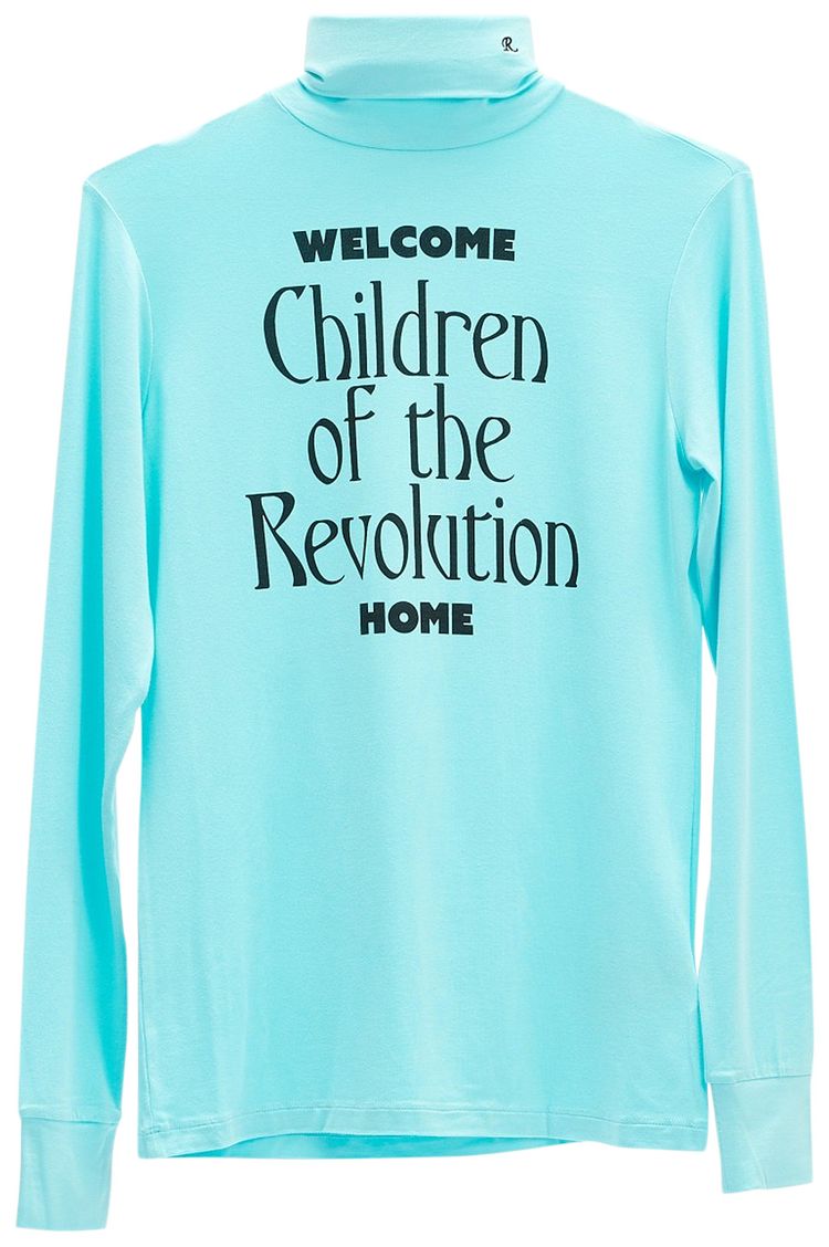 Raf Simons Print Sous Pull Blue