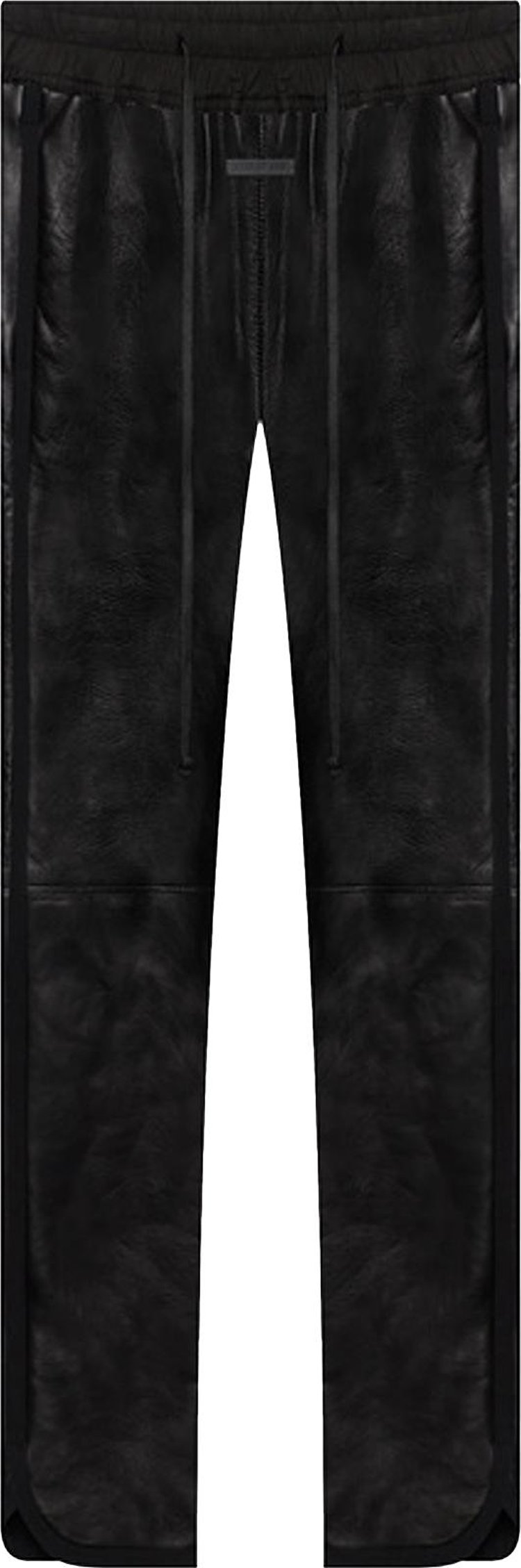 Fear of God Leather Track Pant Black