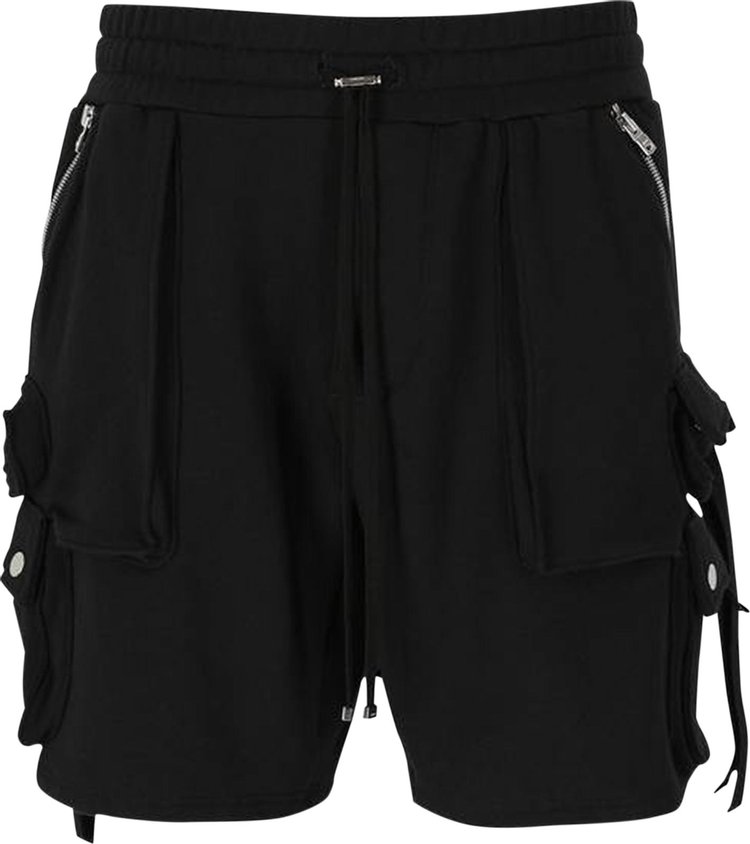 Amiri Tactical Cargo Sweatshort Black