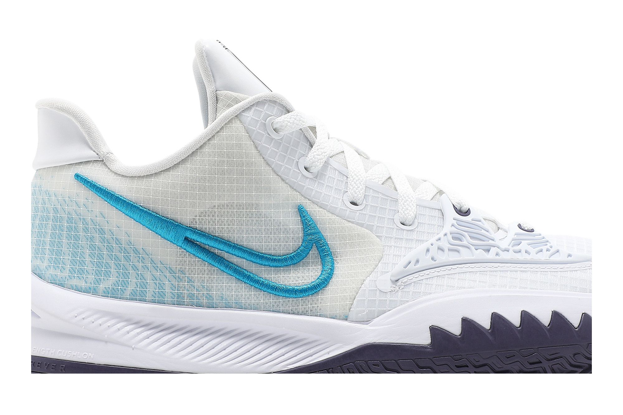 Kyrie 4s white and blue new arrivals