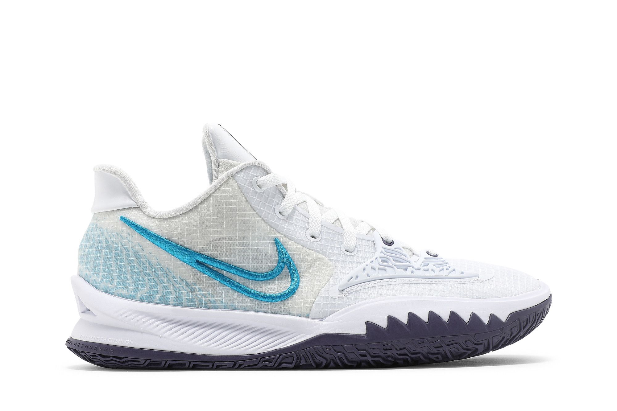Kyrie 4 blue clearance white