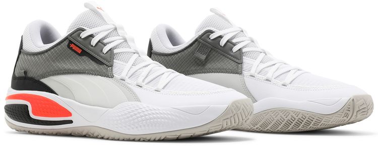 Puma Court Rider White Energy Red