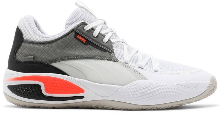 Puma Court Rider White Energy Red