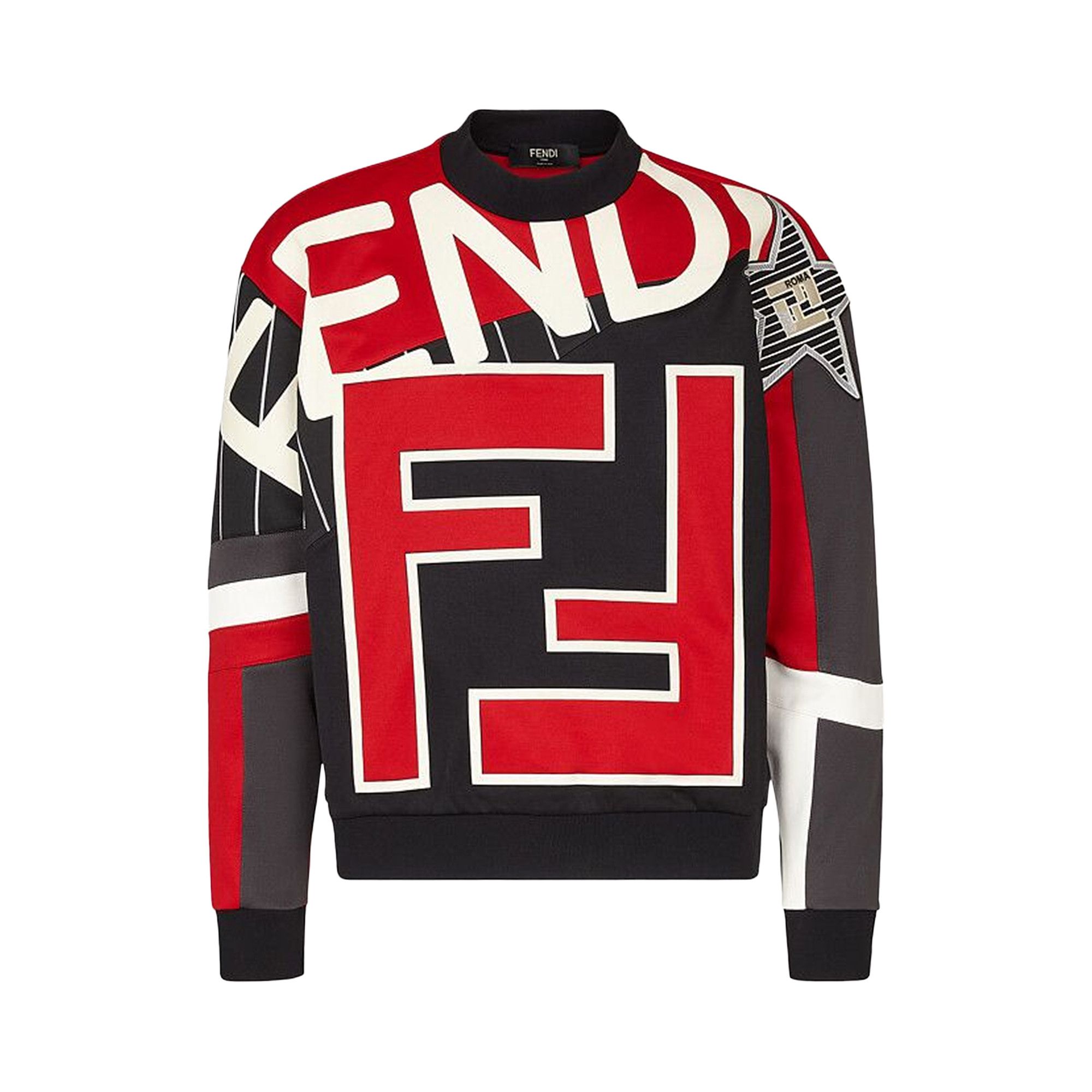 Fendi red sweater shop