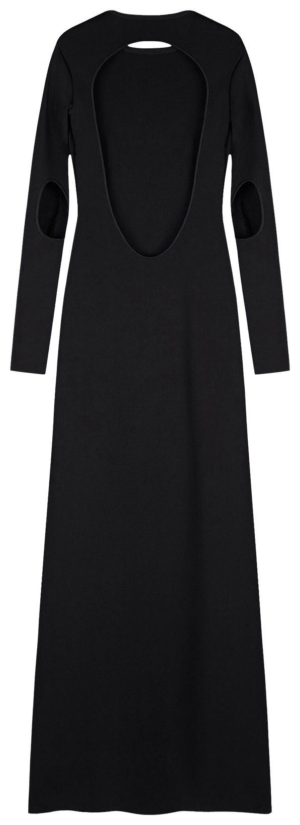 Givenchy Open Back Dress Black