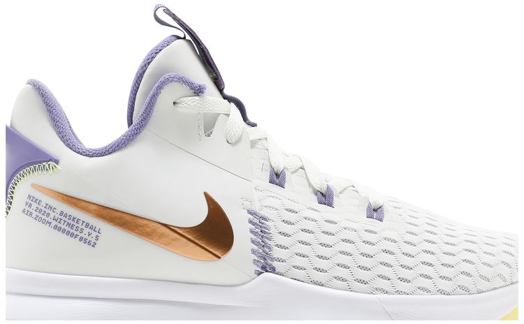 Nike LeBron Witness 5 Summit White Metallic Bronze