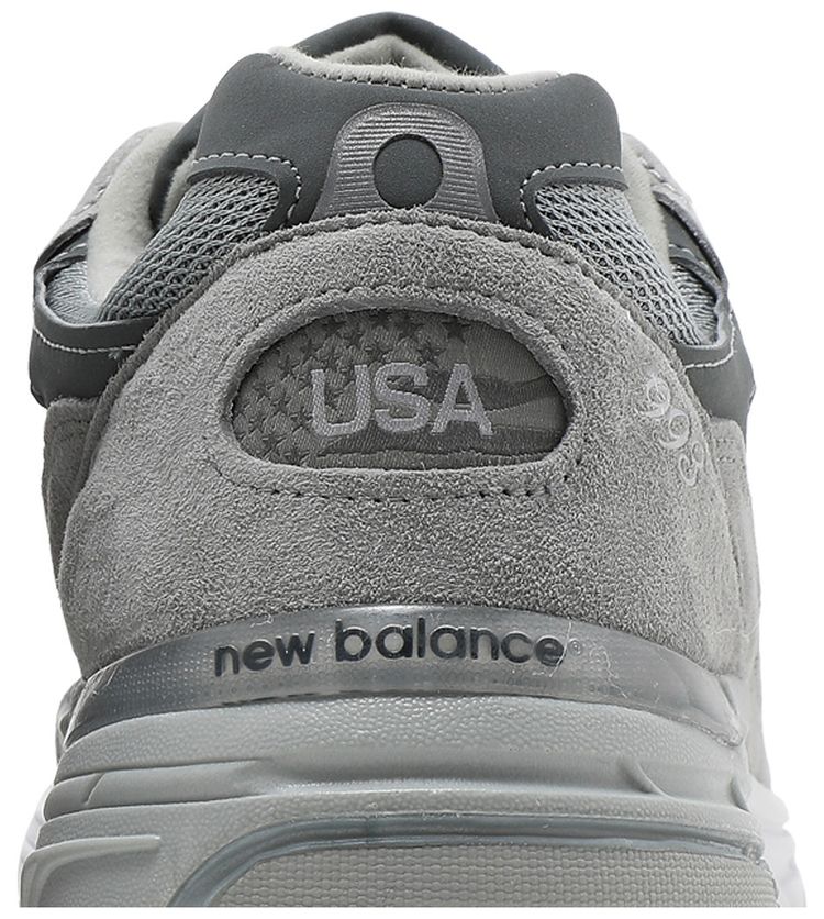 New Balance 993 Made in USA Narrow Grey White