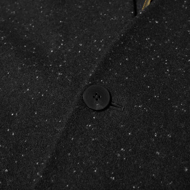 Fear of God Exclusively For Ermenegildo Zegna One Button Jacket Matte Black