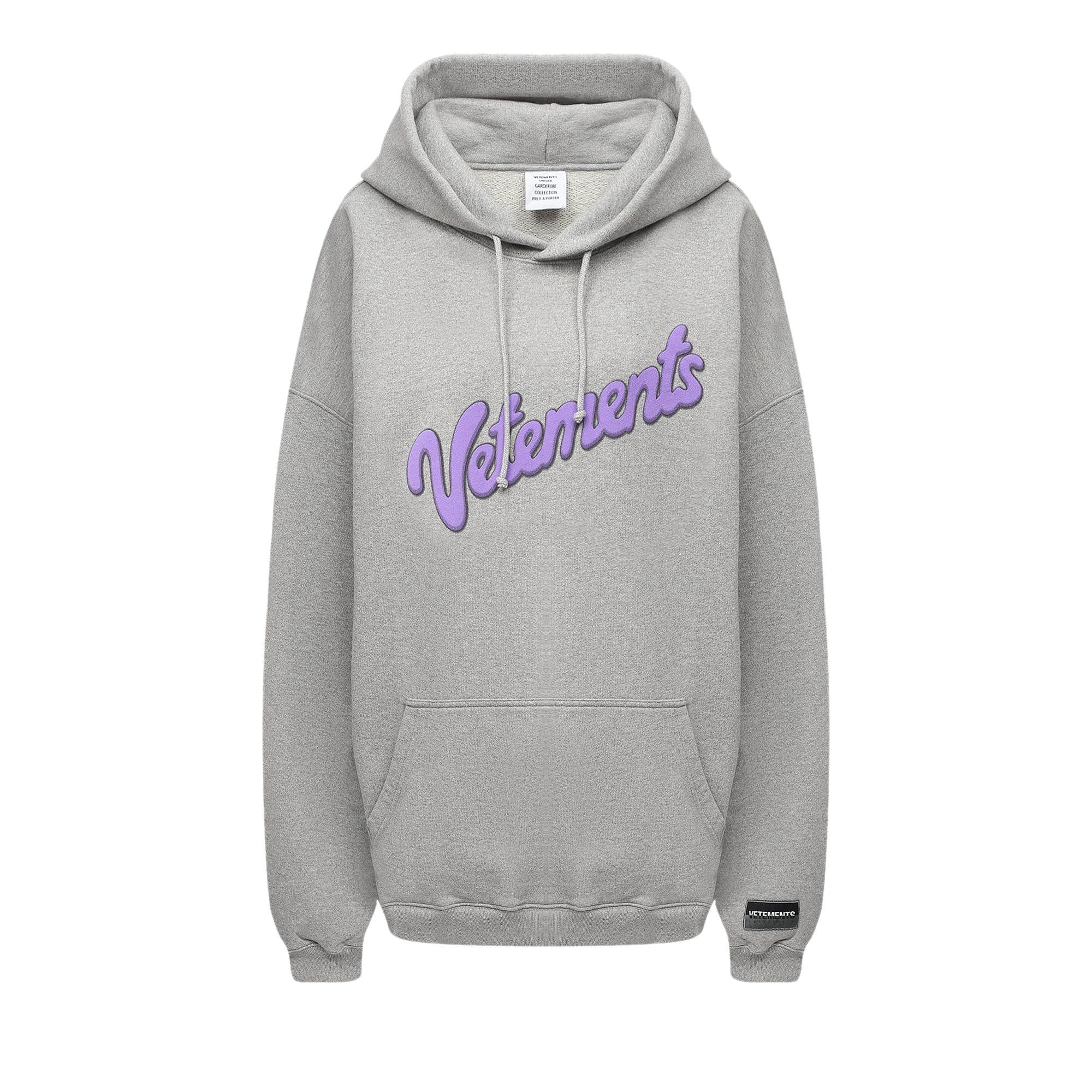 Buy Vetements Sweet Logo Hoodie Grey Melange UE51TR770G GREY