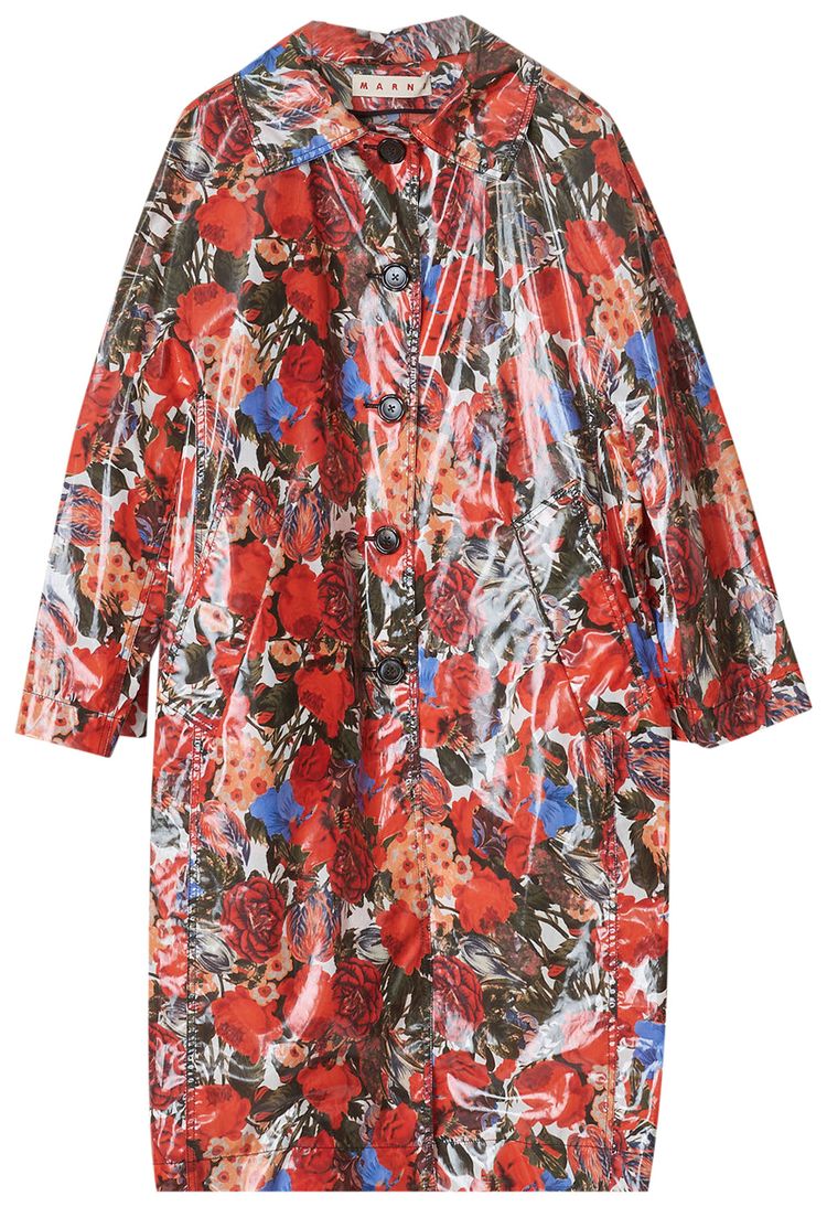 Marni Floral Zipped Jacket Multicolor