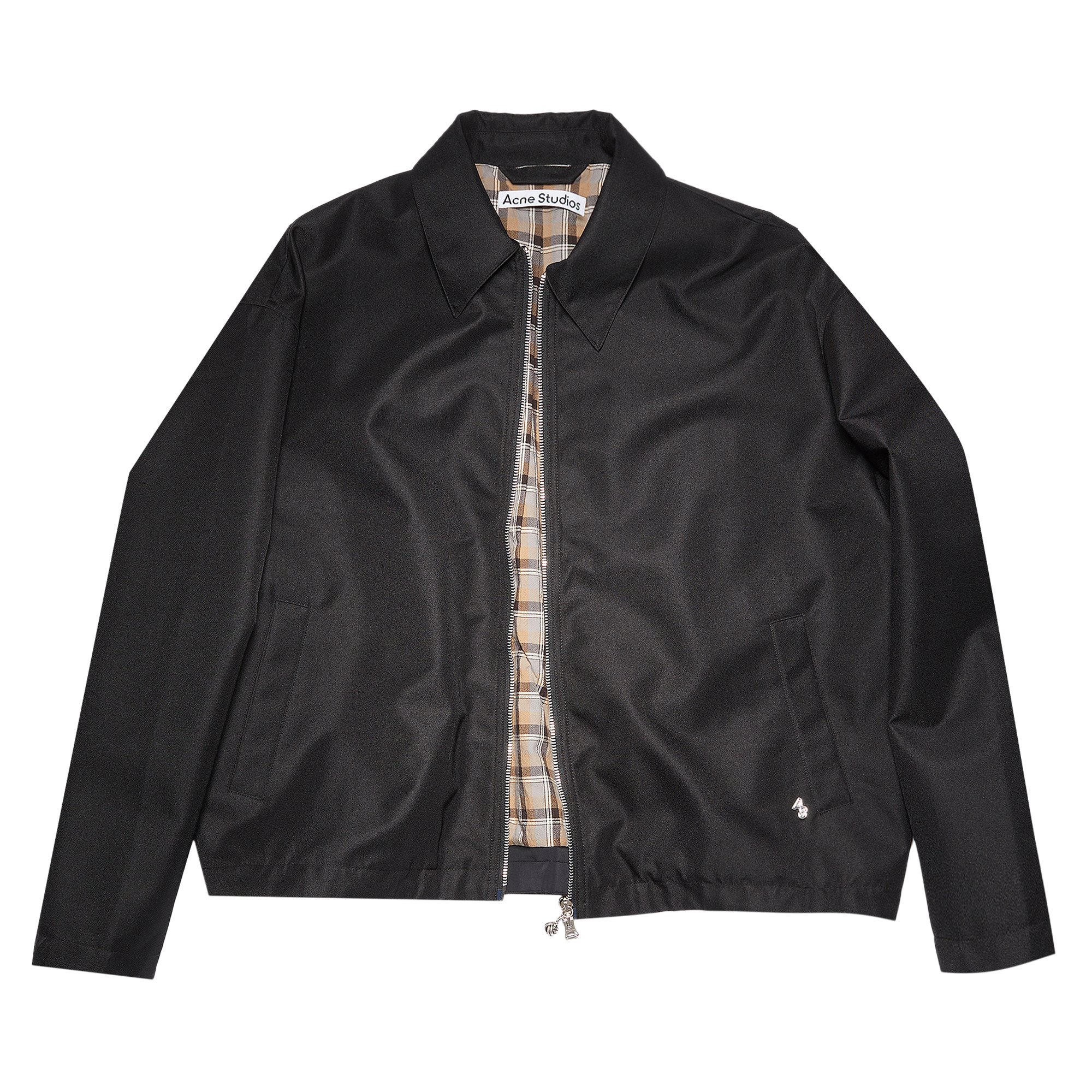 Buy Acne Studios Casual Twill Jacket 'Black' - B90559 GOAT BLAC | GOAT