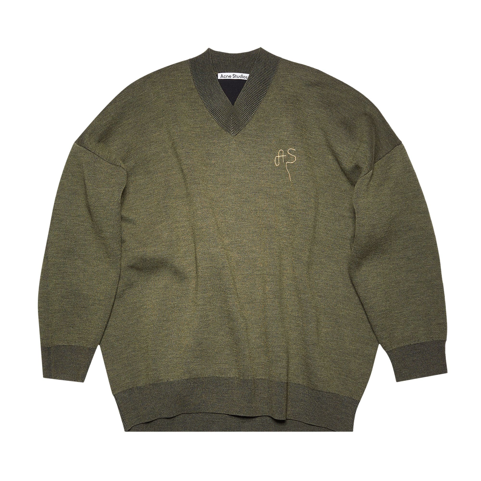 Acne studios deep clearance v neck sweater