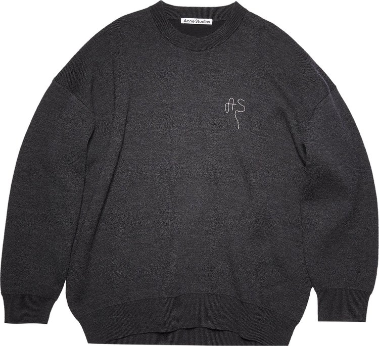 Acne Studios Crew Neck Sweater 'Anthracite Grey'