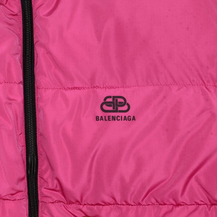 Balenciaga C Shape Down Jacket New Fuchsia