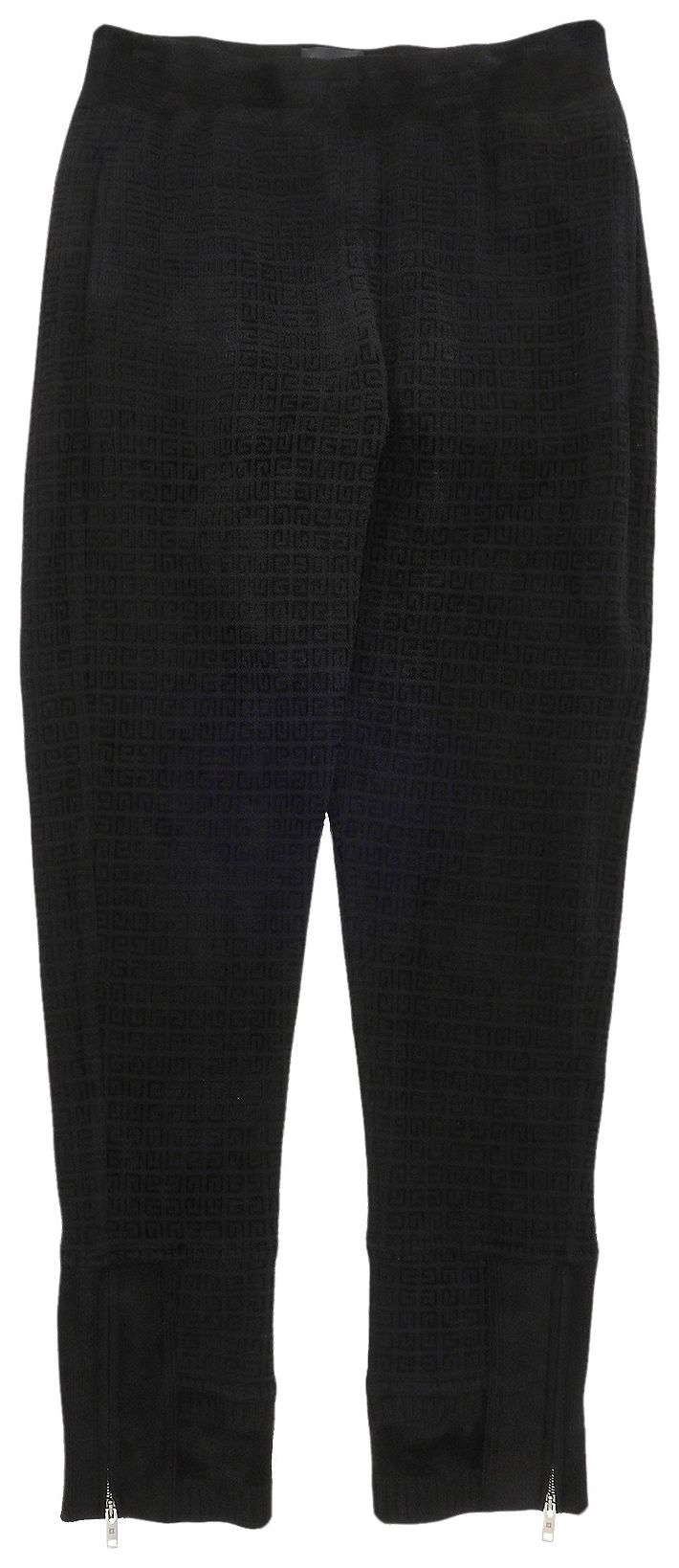 Givenchy 4G Knitted Trousers With Zips Black