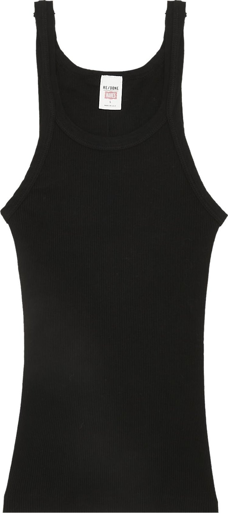 RE/DONE Ribbed Tank 'Black'