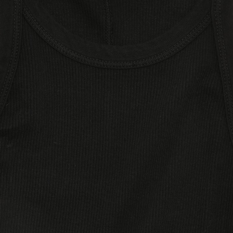 REDONE Ribbed Tank Black