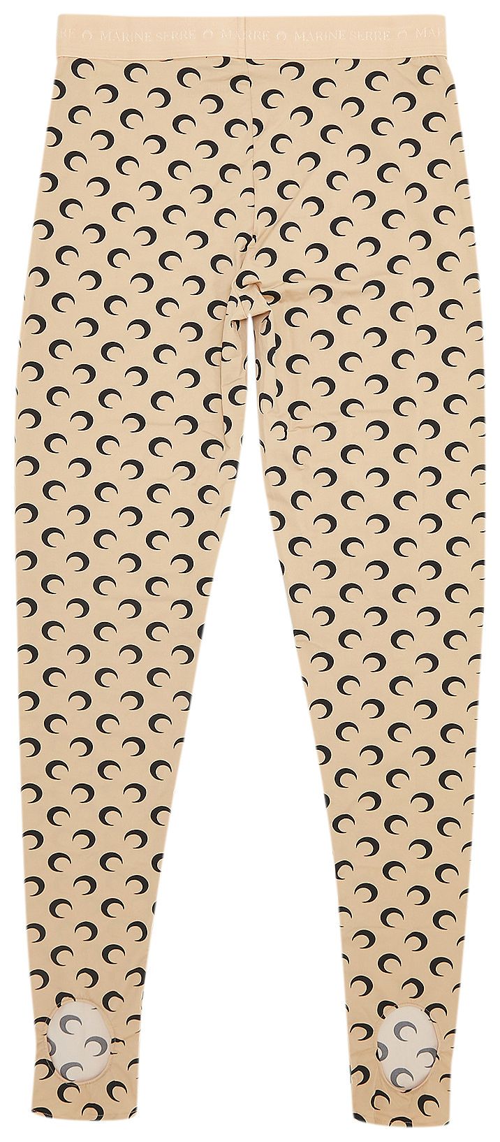 Marine Serre Recycled Fuseaux Moon Leggings Red