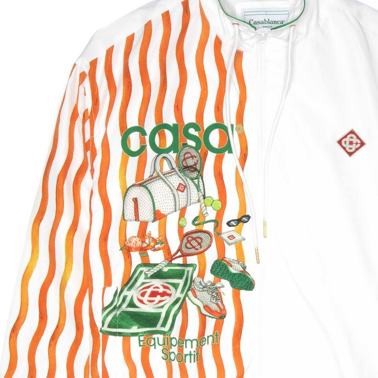 Casablanca Casa Sport Tracksuit Top White
