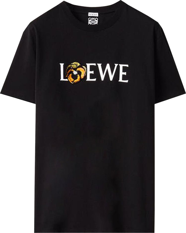 Loewe Pansy T-Shirt 'Black'