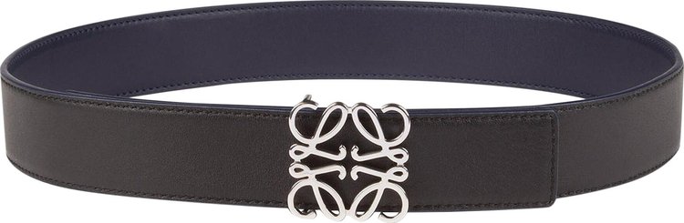 Loewe Anagram Belt Navy BlueBlackPalladium