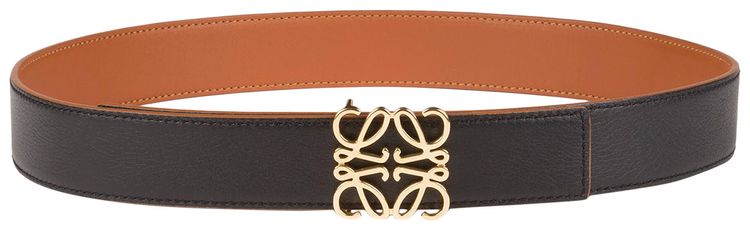 Loewe Anagram Belt TanBlackGold