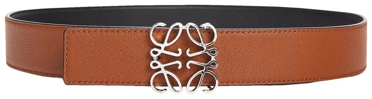Loewe Anagram Belt 4Cm BlackTanPalladium