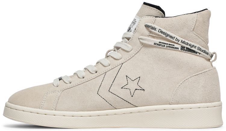 Midnight Studios x Converse Pro Leather Mid White