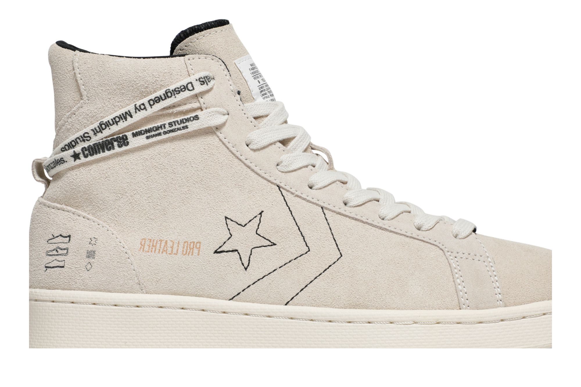 Buy Midnight Studios x Pro Leather Mid 'White' - 165630C | GOAT
