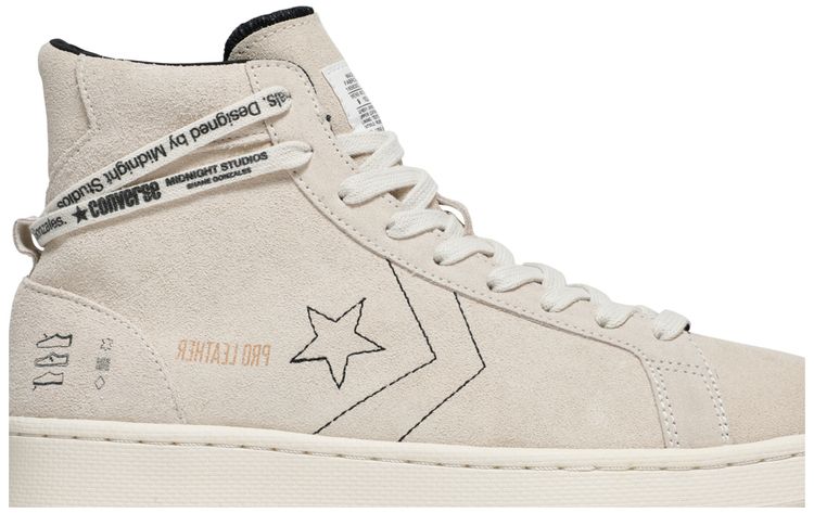 Midnight Studios x Converse Pro Leather Mid White
