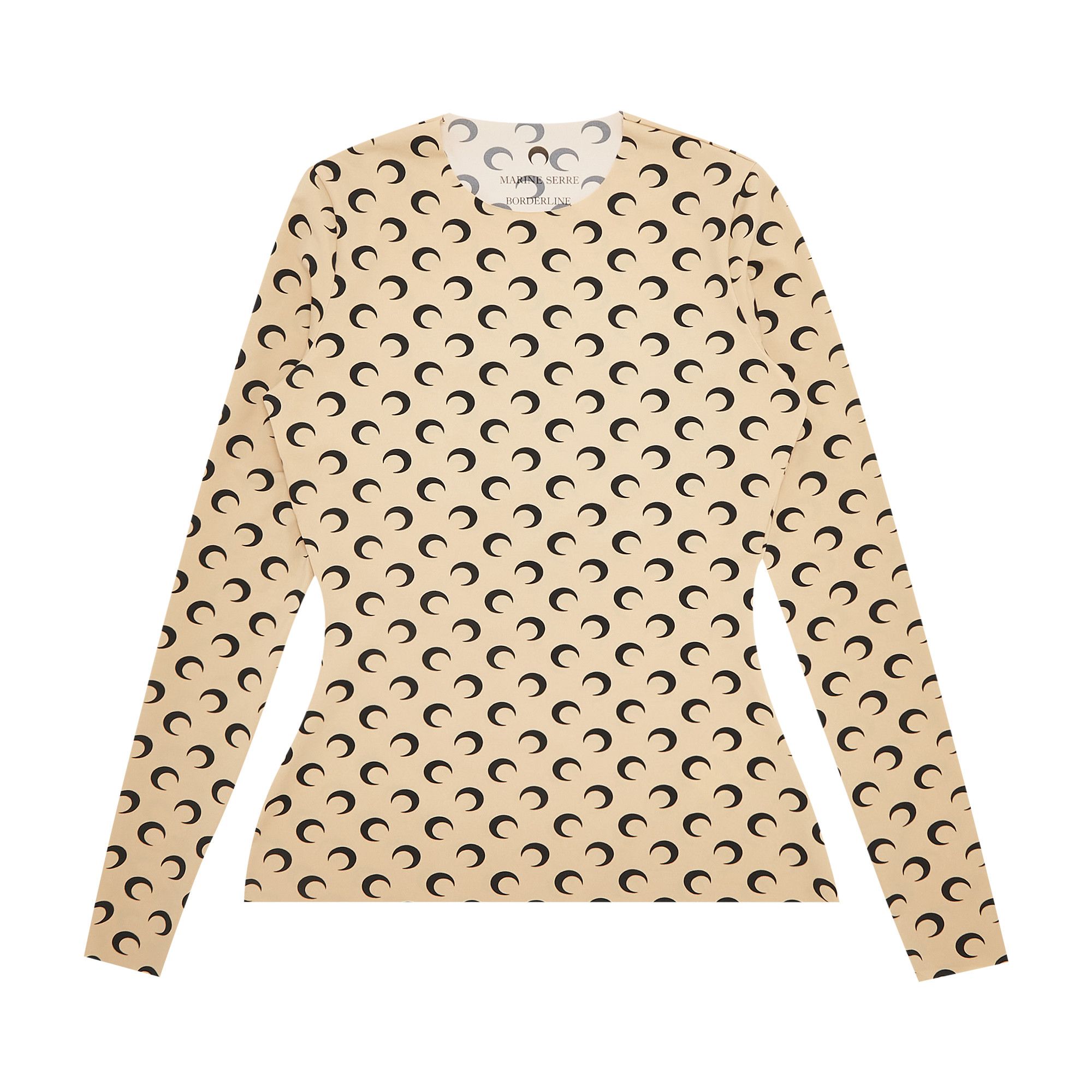 Marine Serre Tan 長袖トップス Buy Marine Serre Recycled Second Skin Moon Top 'Tan