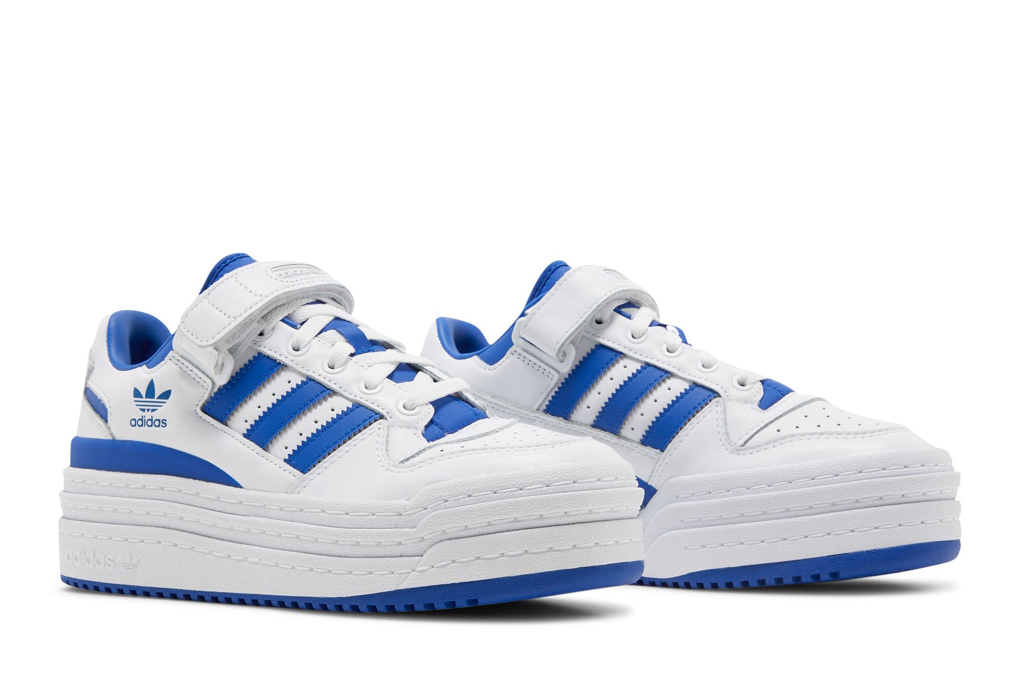 Buy Adidas Triple Platforum Low 'White Royal Blue' - H05049 | GOAT