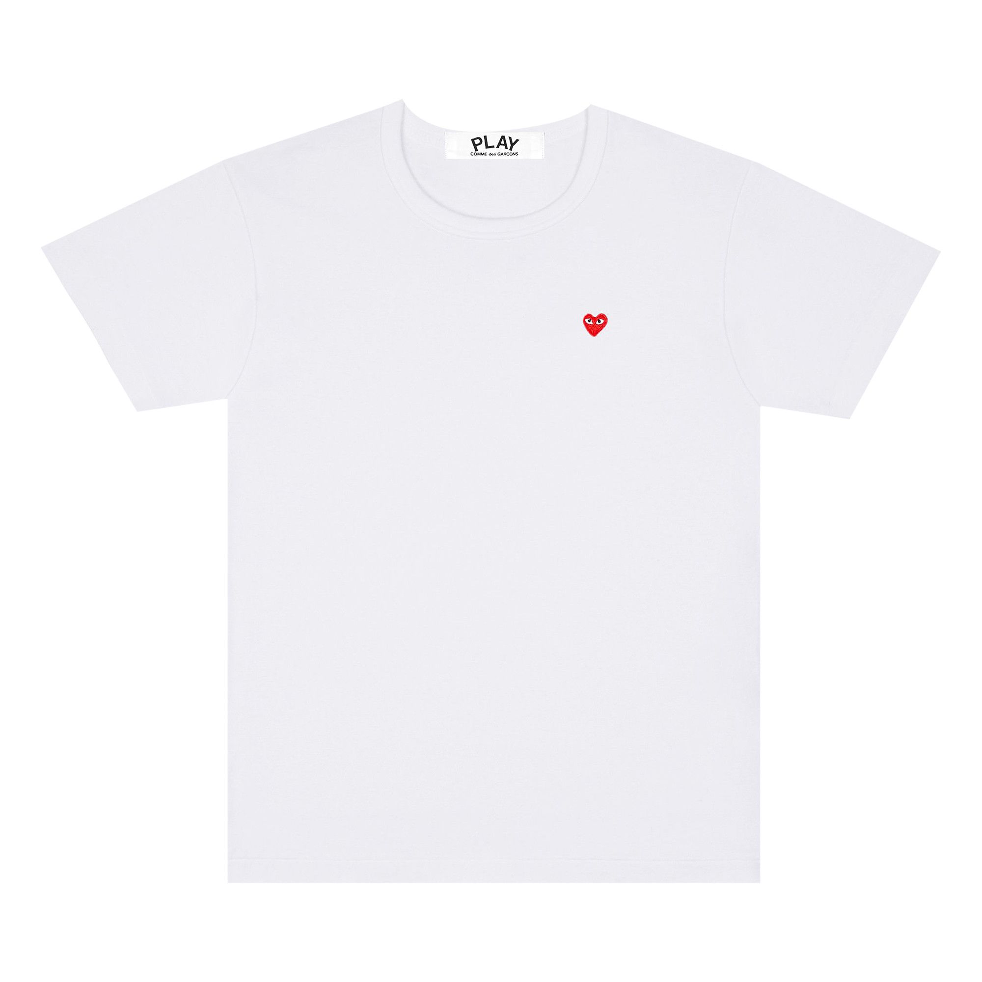 Buy Comme des Garçons PLAY Small Heart T-Shirt 'White' - AZ T303