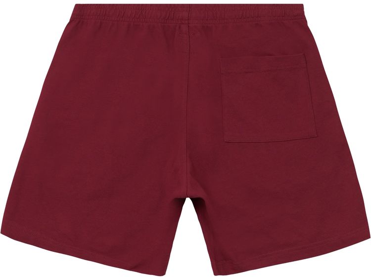 Brain Dead Tutorials Heavyweight Jersey Short Burgundy