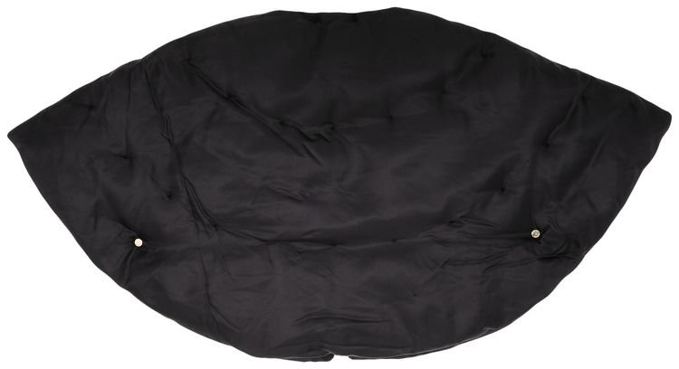 Burberry Silk Twill Puffer Cape Black