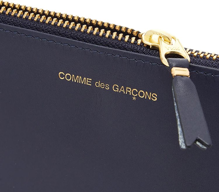 Comme des Garcons Classic Leather Line Wallet Navy