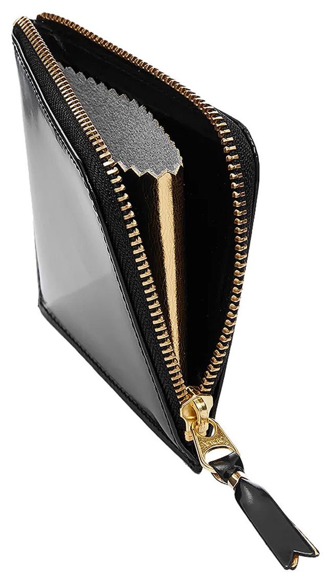 Comme des Garcons Mirror Inside Wallet BlackGold