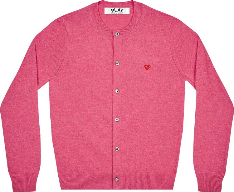 Comme des Garcons PLAY Cardigan Pink