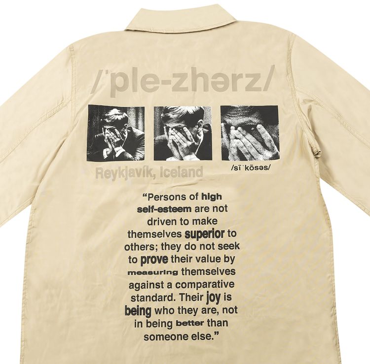 Pleasures Delusion Trench Coat Khaki